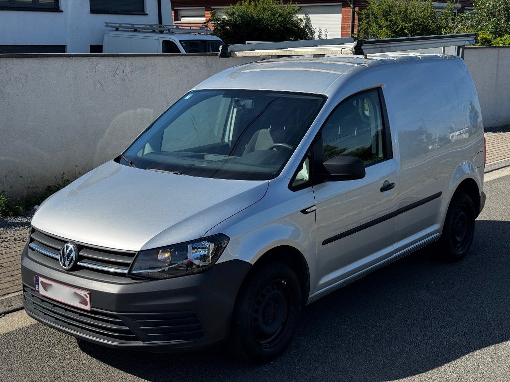 VOLKSWAGEN CADDY 2.0 TDi 1/20 202000KM EURO6 AIRCO PRÊT À IM, Autos, Argent ou Gris, Achat, 2 places, Diesel