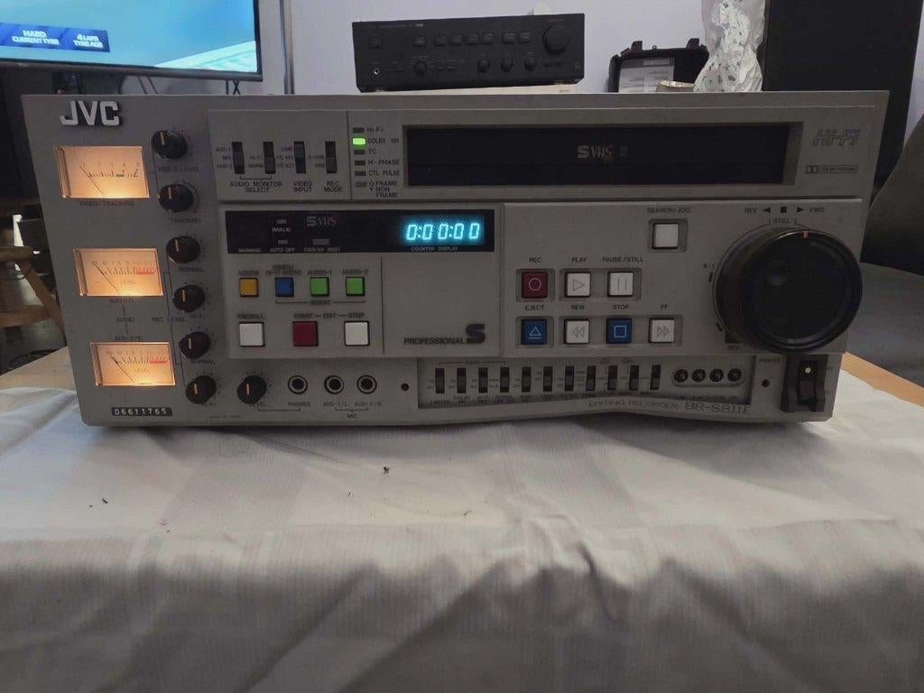 JVC BR S811E - VHS SVHS ! Pour pièces ou à réparer courroies, Enlèvement ou Envoi, VHS ou SVHS, Cassette (vidéo)
