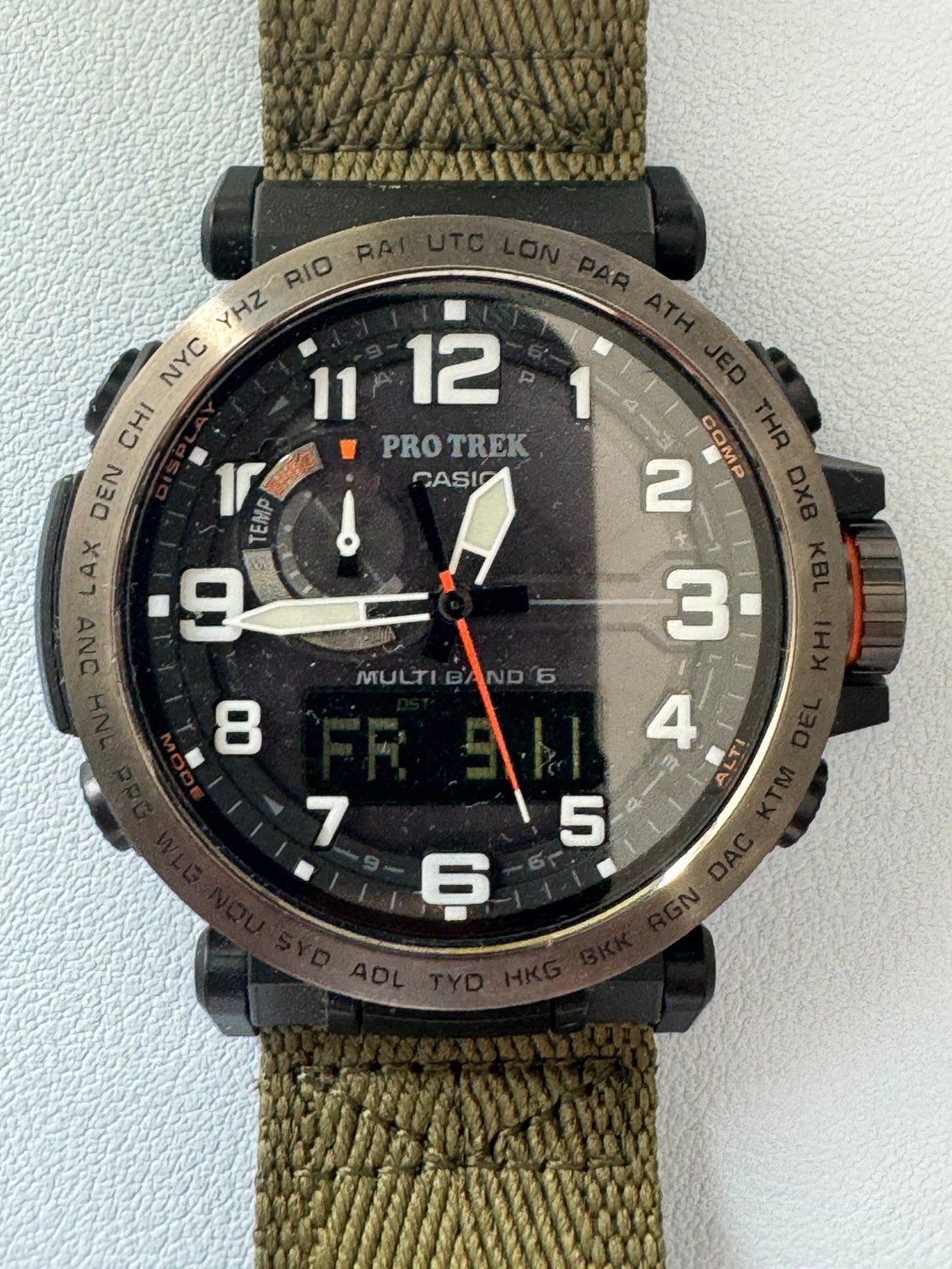 *NEUF* MONTRE CASIO PRO TREK 6600YB 3Er, Enlèvement, Neuf, Casio