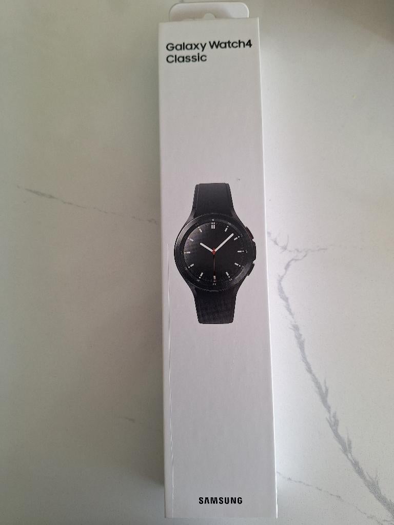 Samsung Galaxy Watch 4, nieuw in gesloten doos, Samsung galaxy watch 4, GPS, Zwart, Nieuw