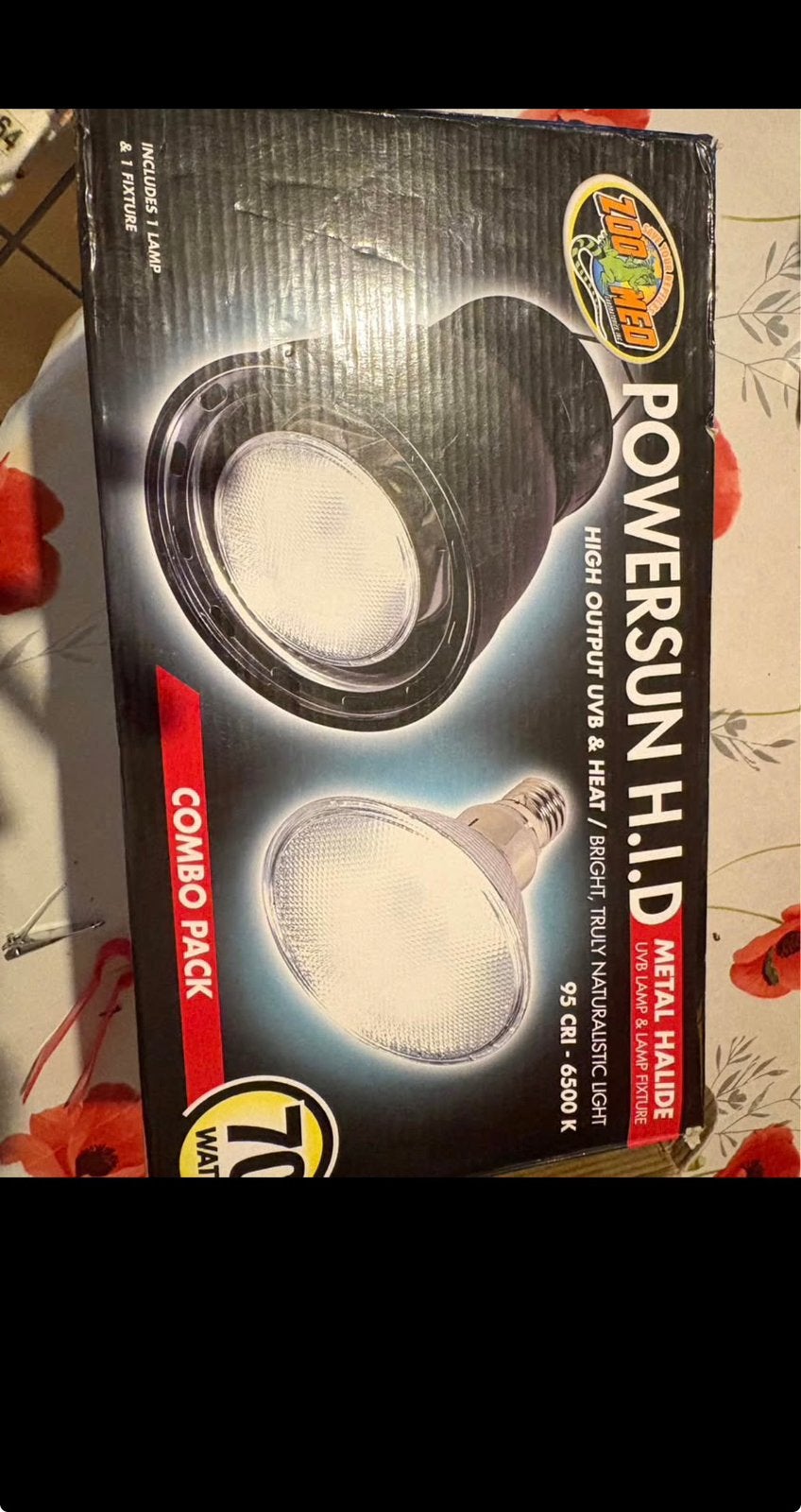 Lampe powersun hid 3 en 1 terrarium, Enlèvement, Comme neuf