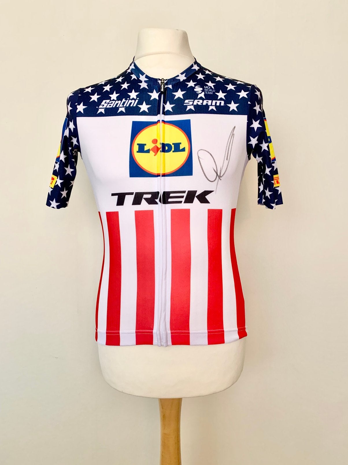 Lidl Trek 2023 USA American Champion signed by Quinn Simmons, Sports & Fitness, Enlèvement ou Envoi, Neuf, Vêtements