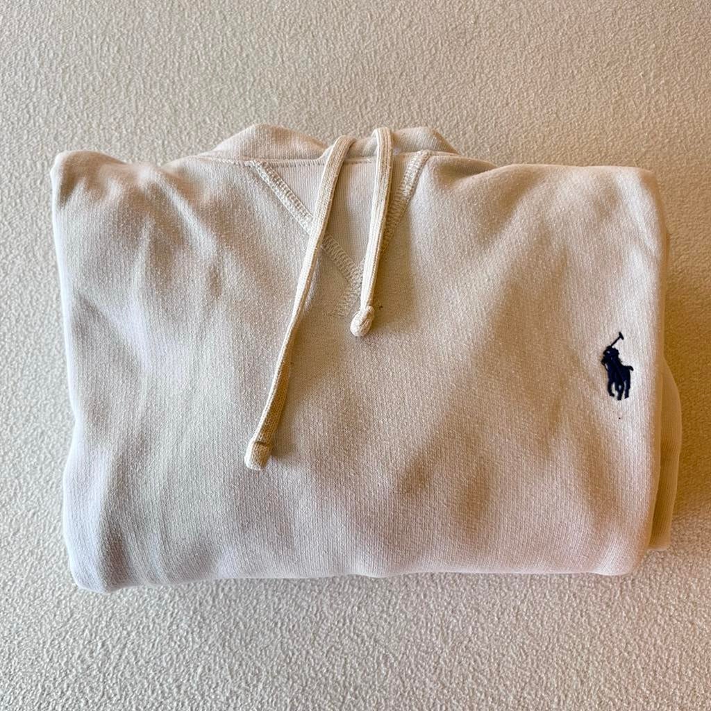 Polo Ralph Lauren Trui Witte Hoodie Maat M, Maat 48/50 (M), Wit, Ralph Lauren, Ophalen of Verzenden