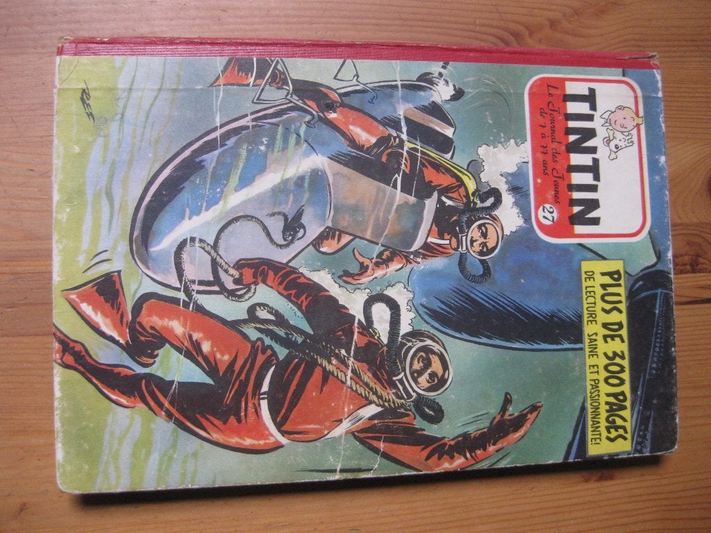 L'album de Tintin, Une BD, Utilisé, Hergé (George Rémi), Enlèvement ou Envoi