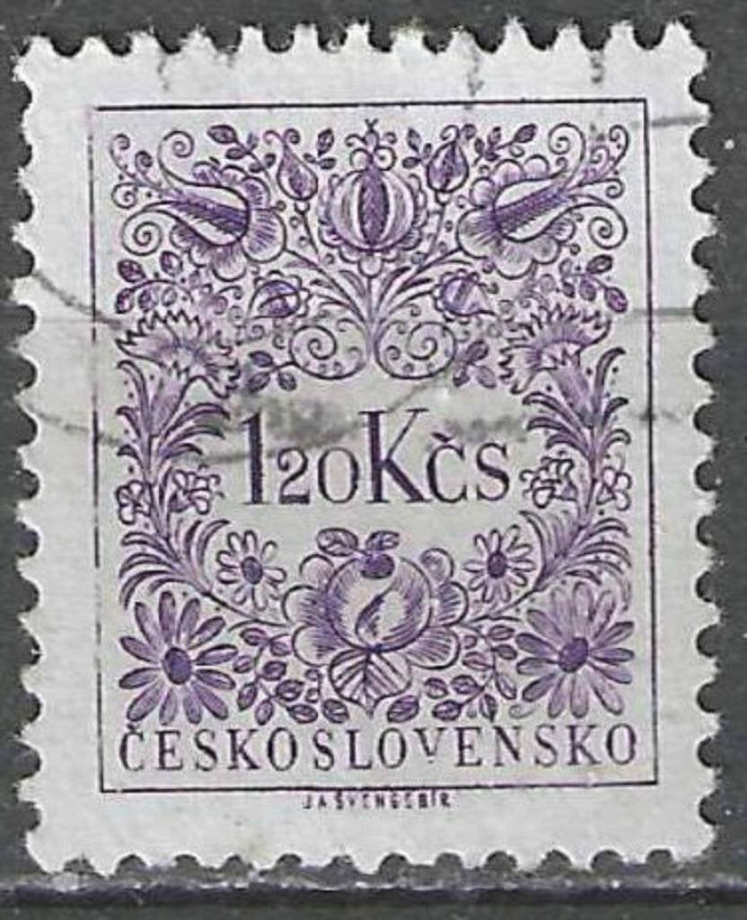 Tchécoslovaquie 1954 - Yvert 86 - Timbre fiscal de type (ST), Timbres & Monnaies, Timbres | Europe | Autre, Envoi, Affranchi