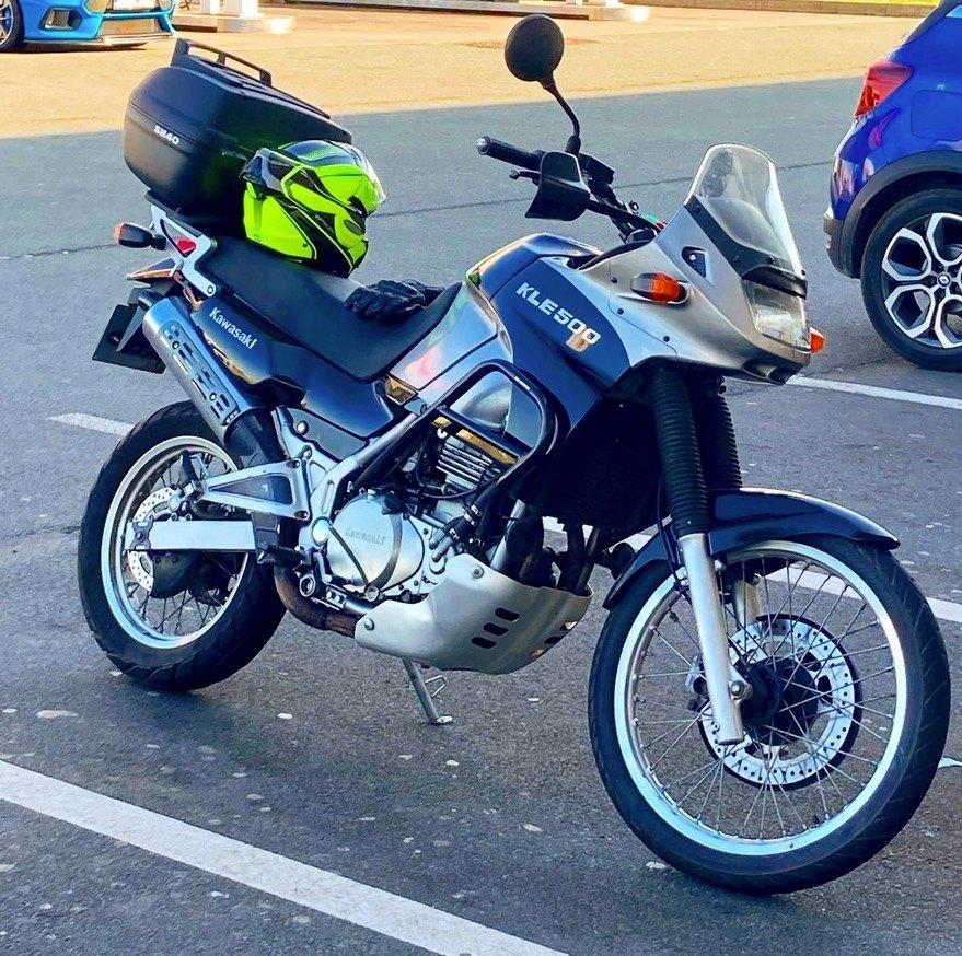 Kawasaki KLE 500, Motos, Motos | Kawasaki, 2 cylindres, Particulier, Permis Moto A2 minimum, 12 à 35 kW