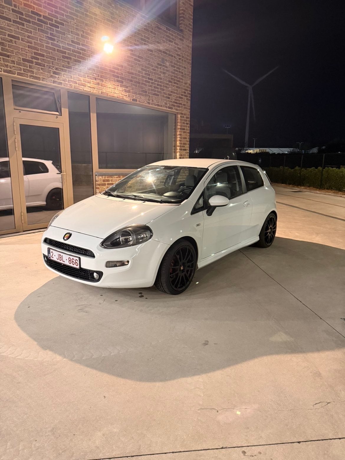 Fiat punto EVO, Auto's, Fiat, Voorwielaandrijving, Stof, Wit, Bedrijf