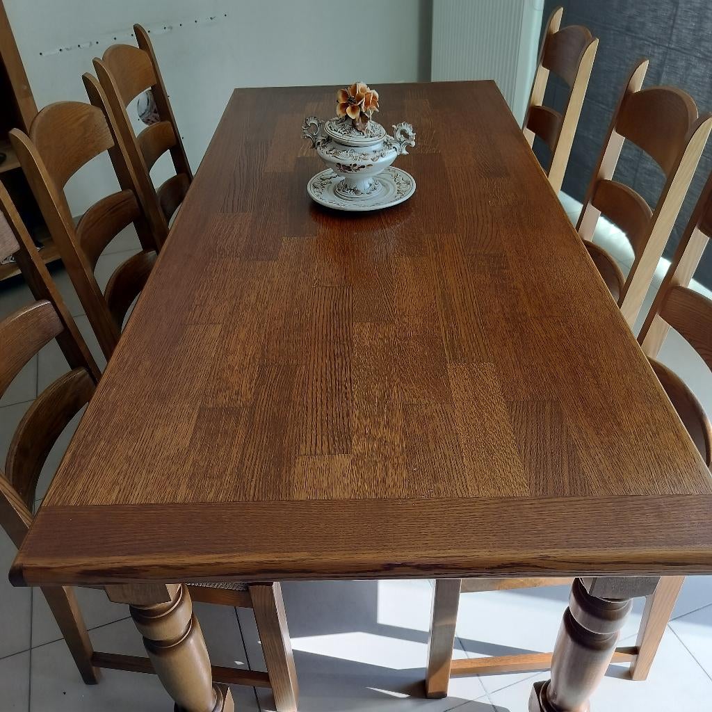 Stoelen en tafel, Huis en Inrichting, Tafels | Eettafels, Ophalen