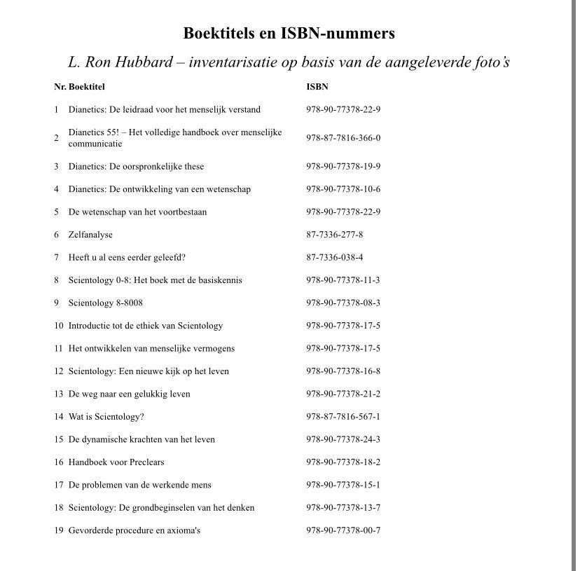 Livres de Scientologie de L. Ron Hubbard à vendre, Livres, Enlèvement, Comme neuf, Autres sujets/thèmes
