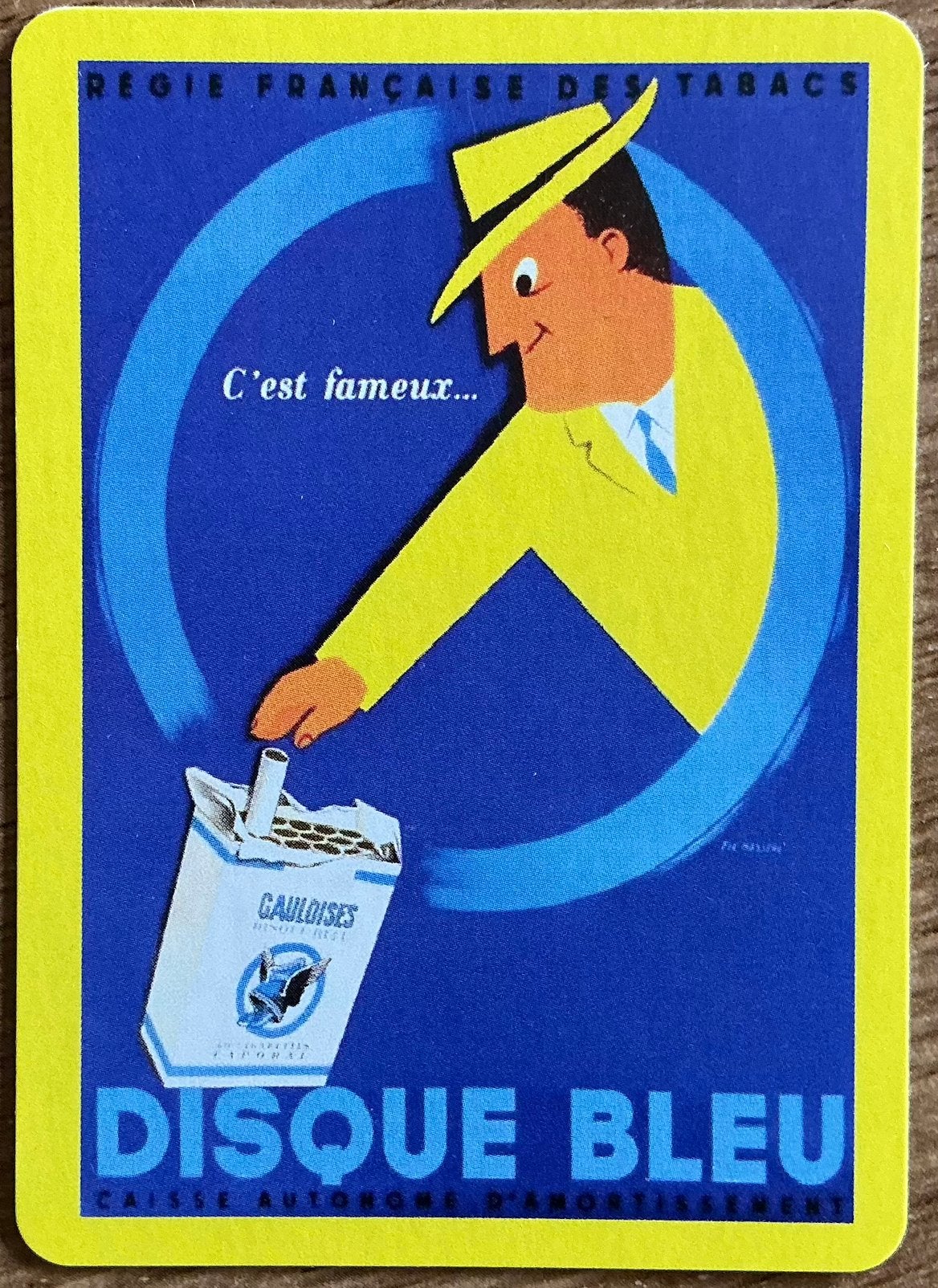 Spock GAULOISE LES CIGARETTES, Collections, Enlèvement ou Envoi, Comme neuf, Carte(s) à jouer