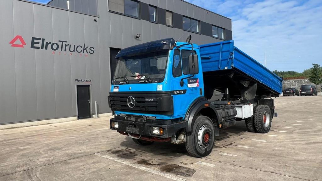 Mercedes-Benz SK 1824 (4X4 / V6 / LAMES / GRAND PONT / STEEL, Auto's, Vrachtwagens, Bedrijf, 4x4, ABS, Open dak, Mercedes-Benz