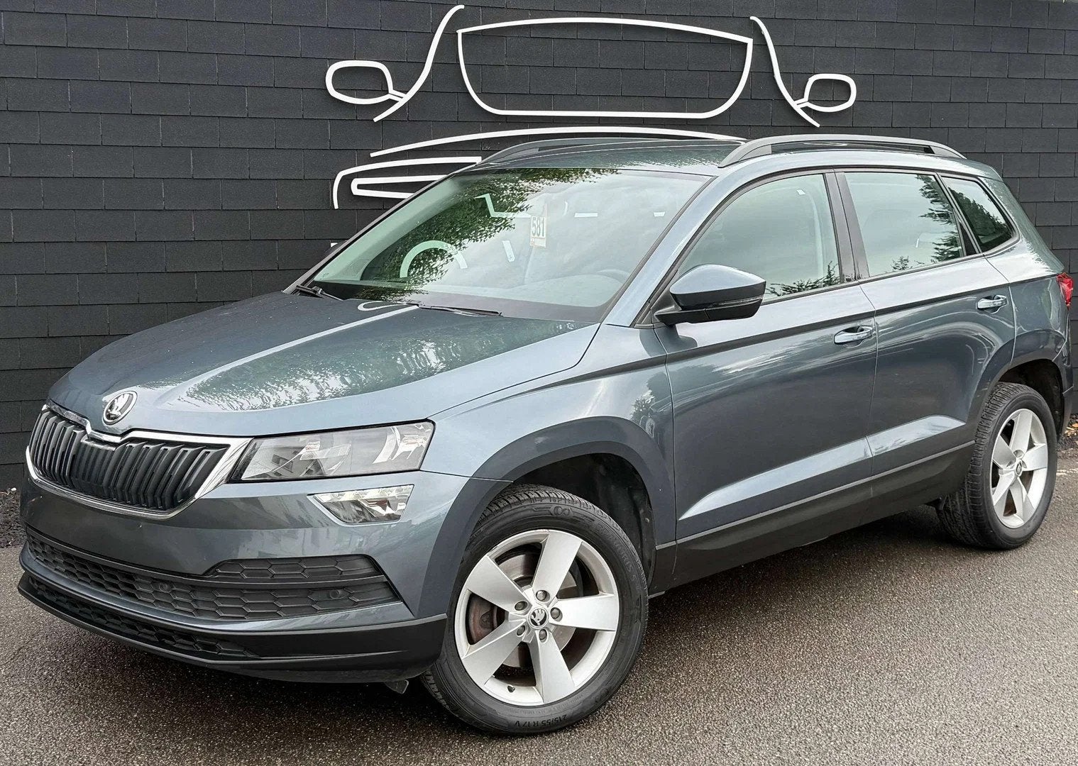 Skoda Karoq 1.0 TSI DSG+BOITE AUTO+NAVI+CAMERA+JANTES+EU 6B, Achat, Euro 6, Entreprise, Noir