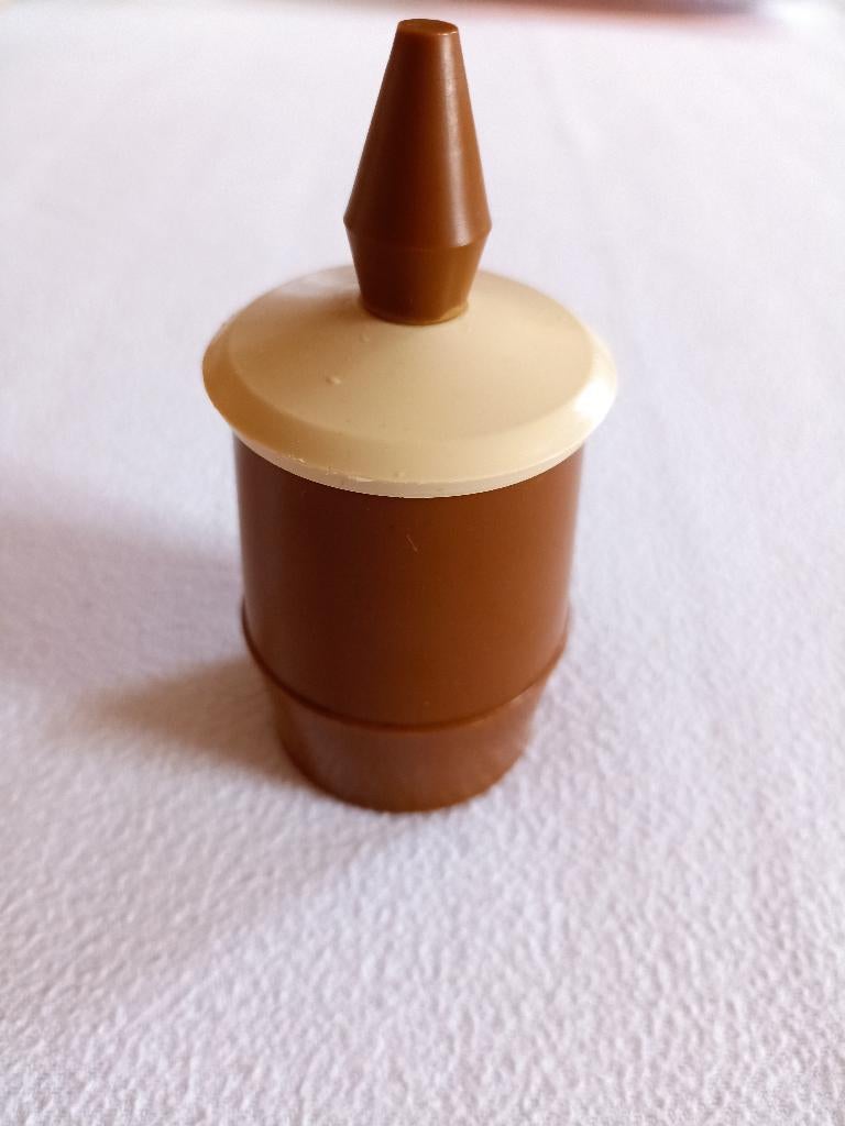 Vintage mosterdpot van vinyl, Ophalen