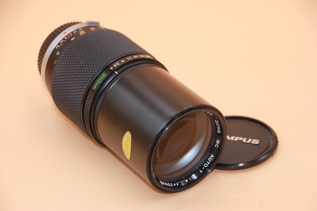 OLYMPUS OM : 200/4, Audio, Tv en Foto, Ophalen of Verzenden, Gebruikt, Spiegelreflex, Olympus
