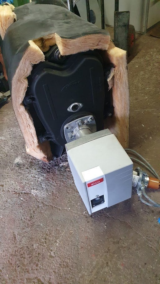 mazoutketel 31kw bwj 2016, Bricolage & Construction, Enlèvement, Comme neuf