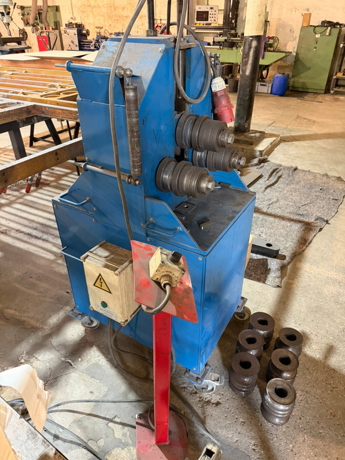 3x400 rolbuigmachine, Ophalen