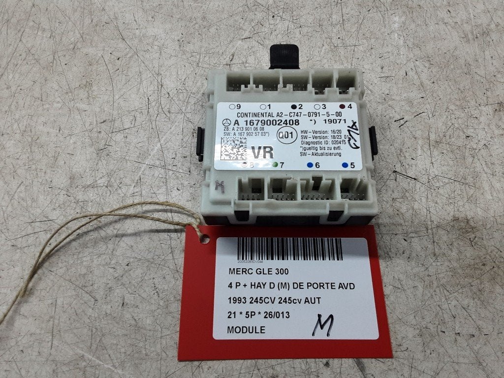 UNITE ELECTRONIQUE Mercedes-Benz GLE (V167) (A1679002408), Autos : Pièces & Accessoires, Mercedes-Benz, Mevr. I. Hauben, Utilisé