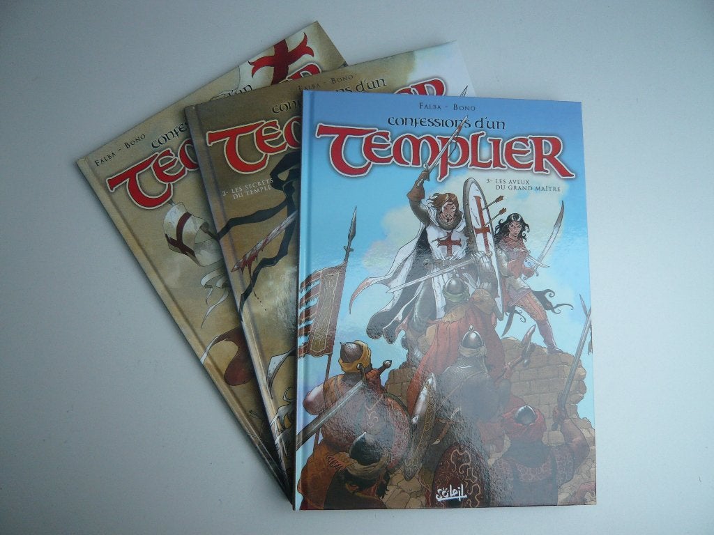 Bd CONFESSIONS D'UN TEMPLIER tomes 1 à 3 (EO ttbe) de FALBA, Enlèvement ou Envoi, FALBA / BONO, Série complète ou Série, Utilisé