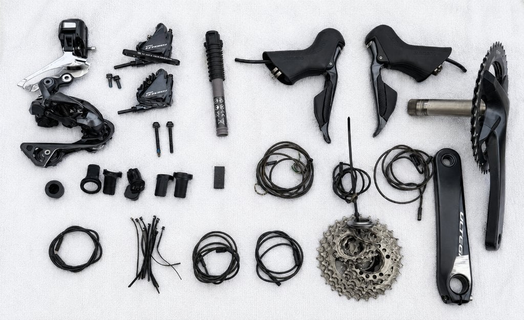 Ultegra di2, Fietsen en Brommers, Fietsen | Racefietsen, Overige materialen, Gebruikt, Meer dan 20 versnellingen, Schijfrem