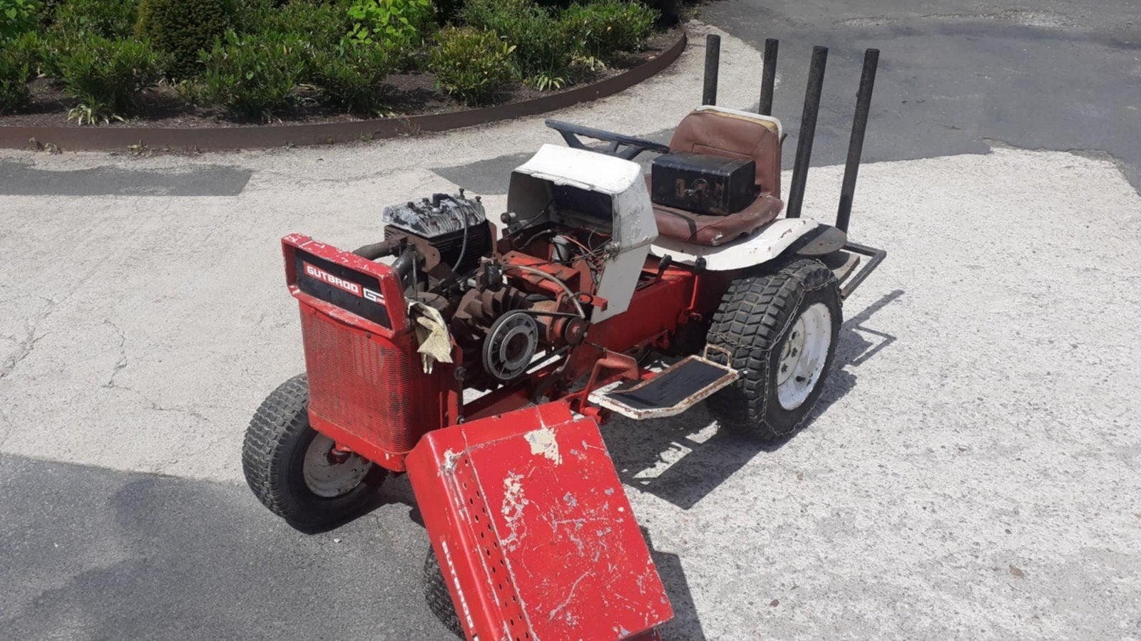 Tracteur gudbrod, Jardin & Terrasse, Enlèvement