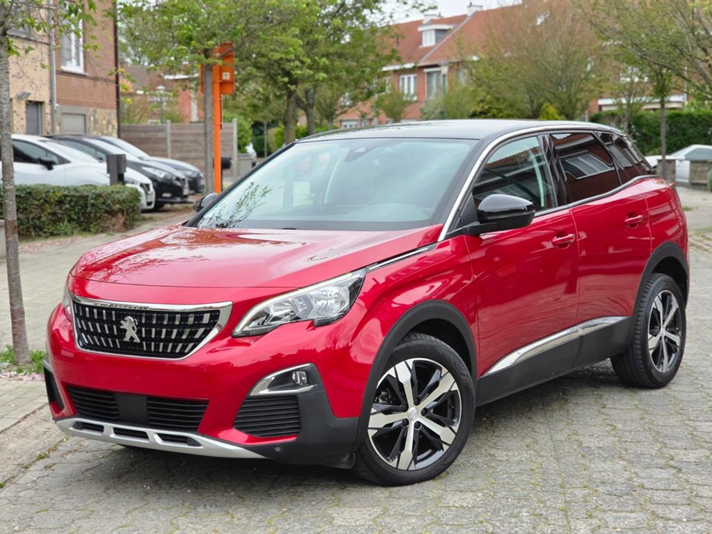 PEUGEOT 3008 1.2i 130PK EURO 6B FULL OPTIONS CARNET COMPLET, Rouge, Achat, Euro 6, Entreprise