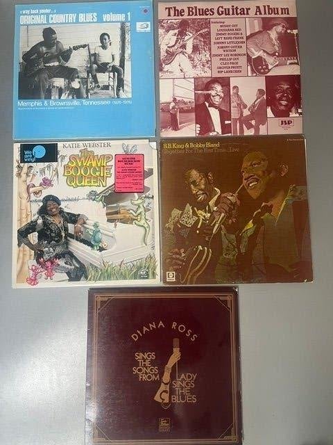 Cinq albums de blues, CD & DVD, Enlèvement ou Envoi, Utilisé, Blues