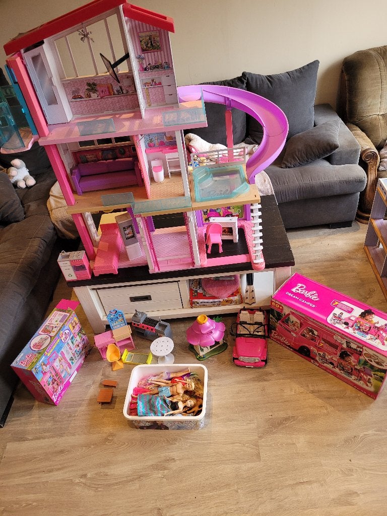 Barbie, Ophalen, Zo goed als nieuw, Poppenhuis