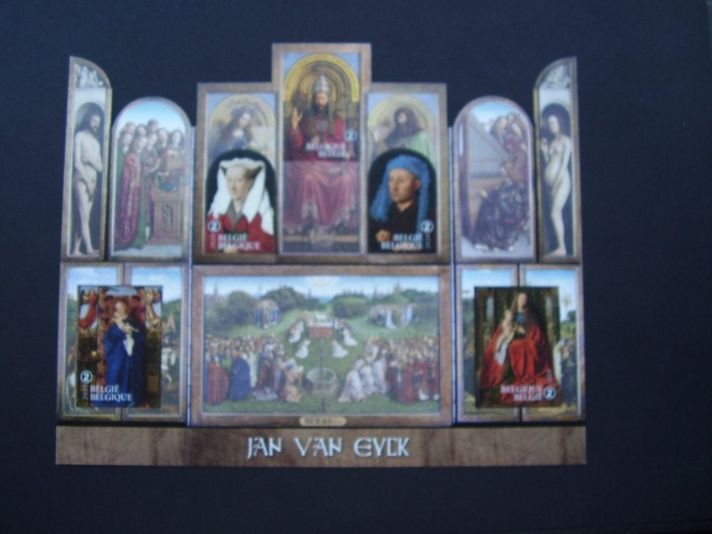 Blok 287 postfris - Jan van Eyck, Enlèvement ou Envoi, Neuf