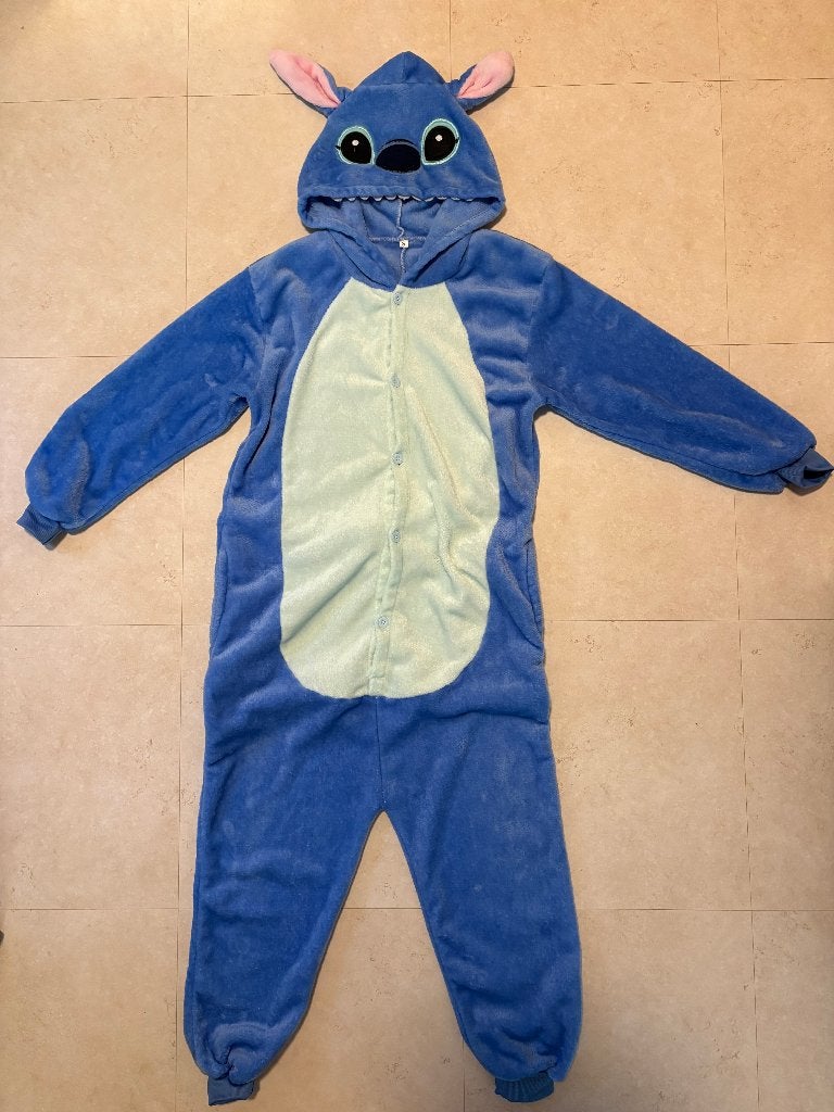 Onesie Stitch Maat S, Enfants & Bébés, Costumes de carnaval & Déguisements, Enlèvement ou Envoi, Comme neuf, 170 ou plus grand