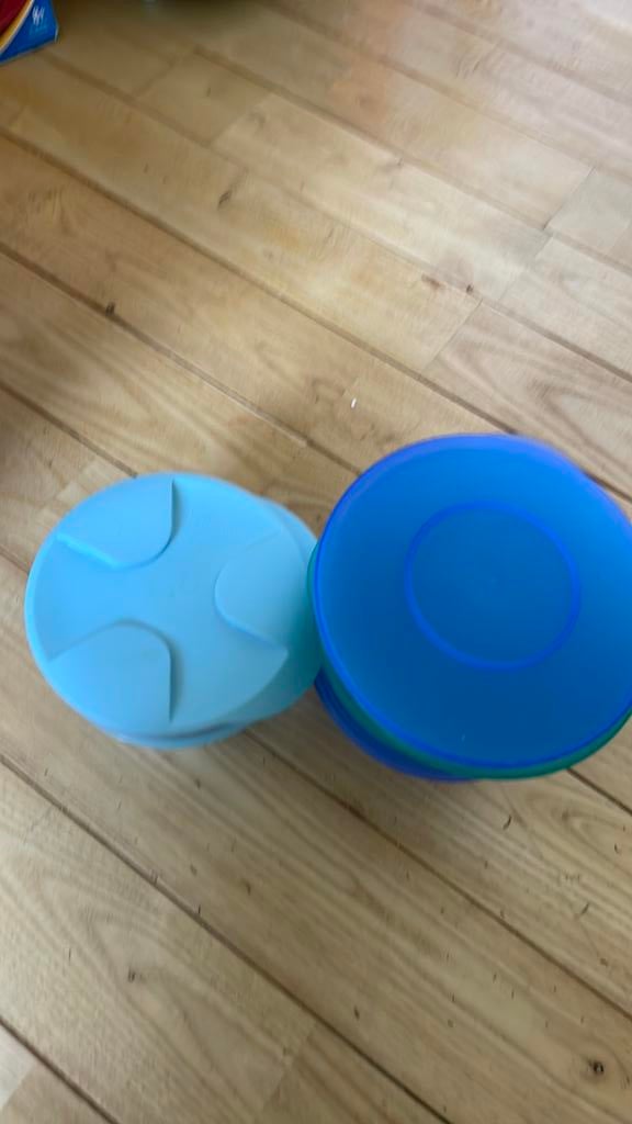 Bols Tupperware, Enlèvement ou Envoi, Utilisé, Bleu, Récipient ou Bol