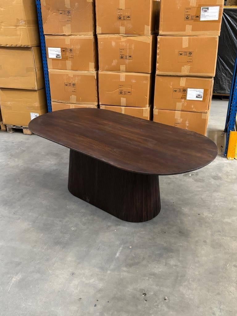 SALE! Ronde Eettafel MALIBU | Wit Marmer & Hout | 120 cm, Huis en Inrichting, Tafels | Eettafels, Ophalen of Verzenden