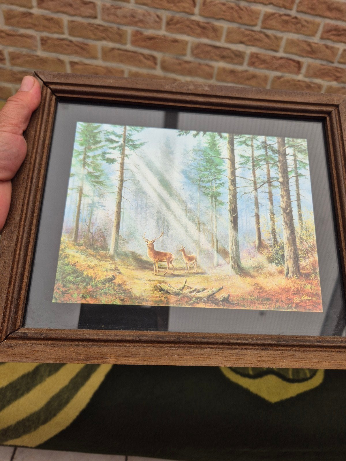 Vintage chromolithografie Colin Voskas collection, Antiek en Kunst, Kunst | Schilderijen | Klassiek, Ophalen of Verzenden, Vintage