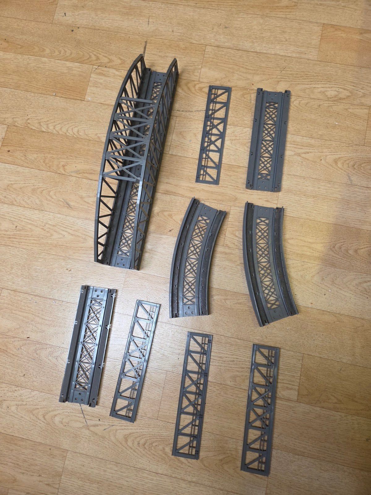Marklin H0 Partij brugdelen kunststof en brug, Ophalen, Märklin