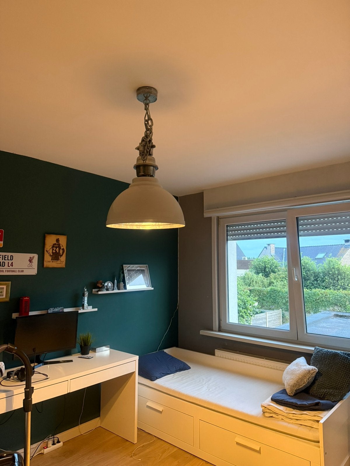 İndustrieel lamp, Maison & Meubles, Autres culots, Comme neuf, Enlèvement, Métal