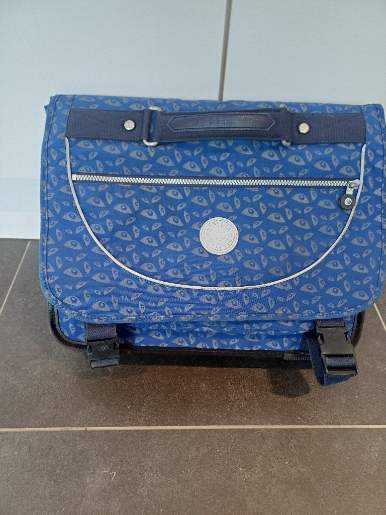 Boekentas Kipling preppy Be Seen, Handtassen en Accessoires, Tassen | Schooltassen, Ophalen of Verzenden, Gebruikt, Blauw, Aktetas of Boekentas