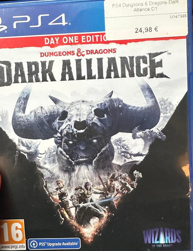 Ps4 dark alliance, Ophalen, Zo goed als nieuw