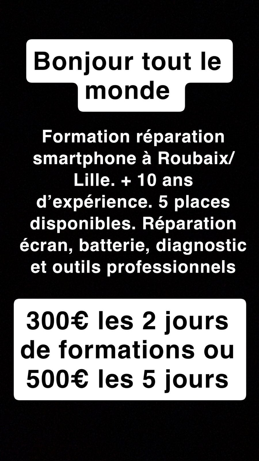 Fomation Réparation smartphone, Informatique & Logiciels, Logiciel d'Éducation & Cours, Cours de logiciel, Android, Autre, Enlèvement