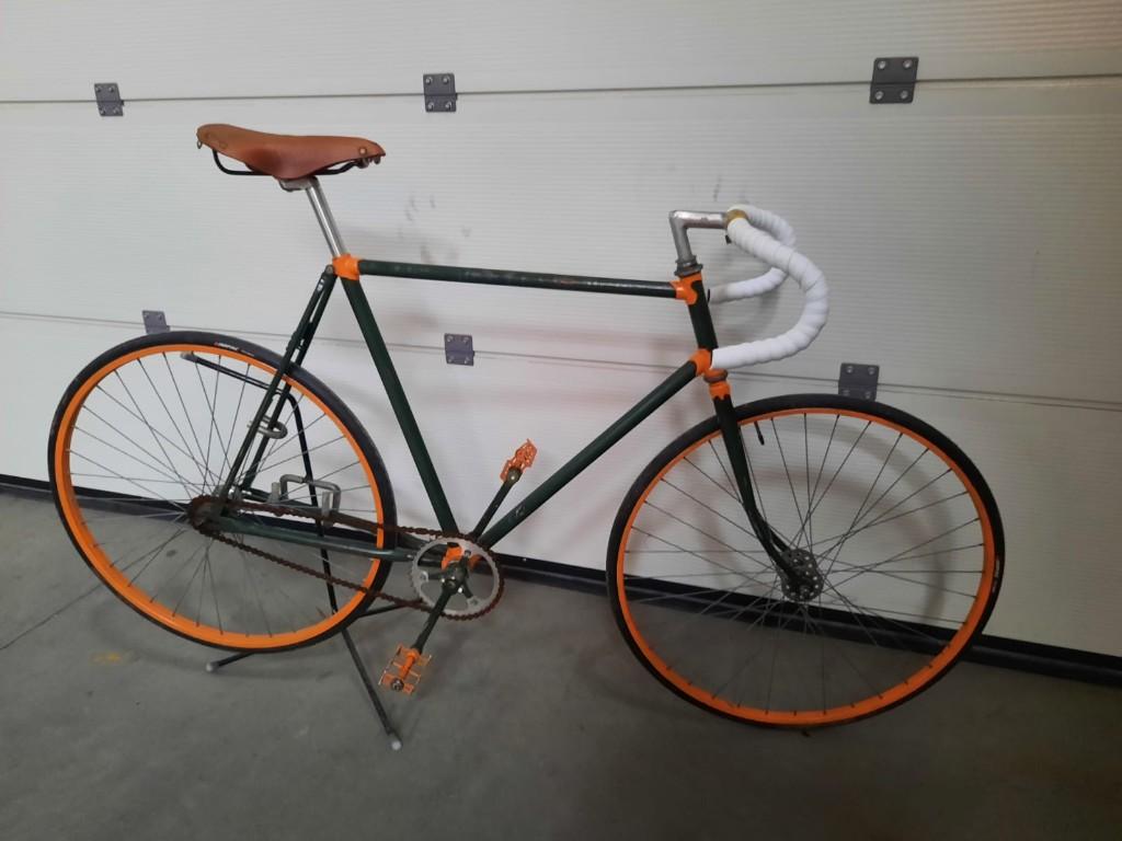 Vintage fixie baanfiets maat 59, Autres marques, 57 à 61 cm, Acier, Enlèvement