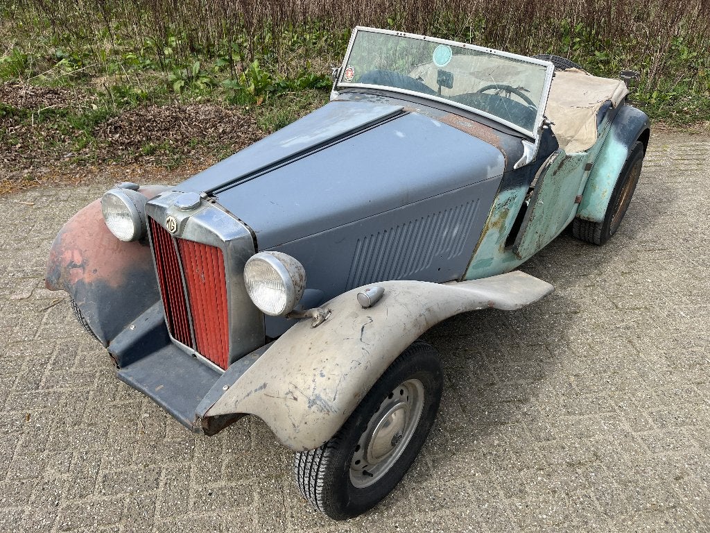 MG TD 1953, Autos, Achat, Entreprise, Boîte manuelle, Bleu