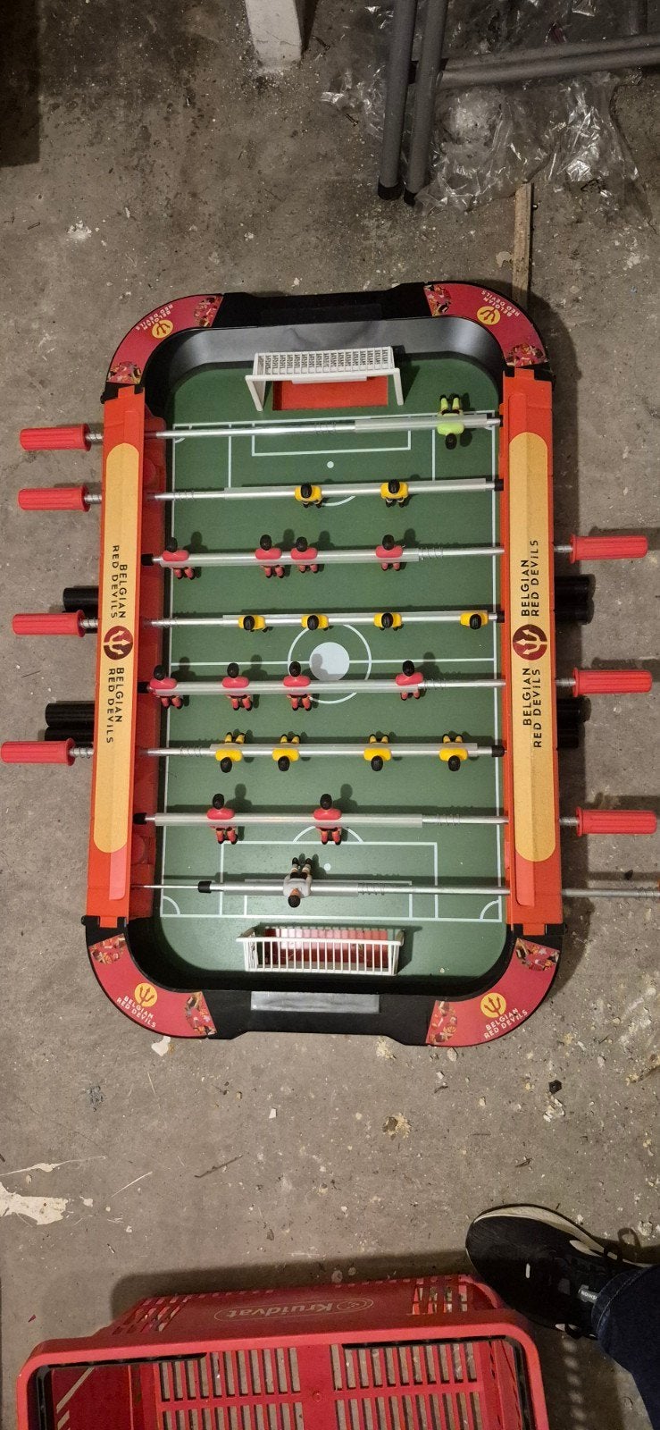 BABYFOOT DIABLE ROUGE, Enlèvement