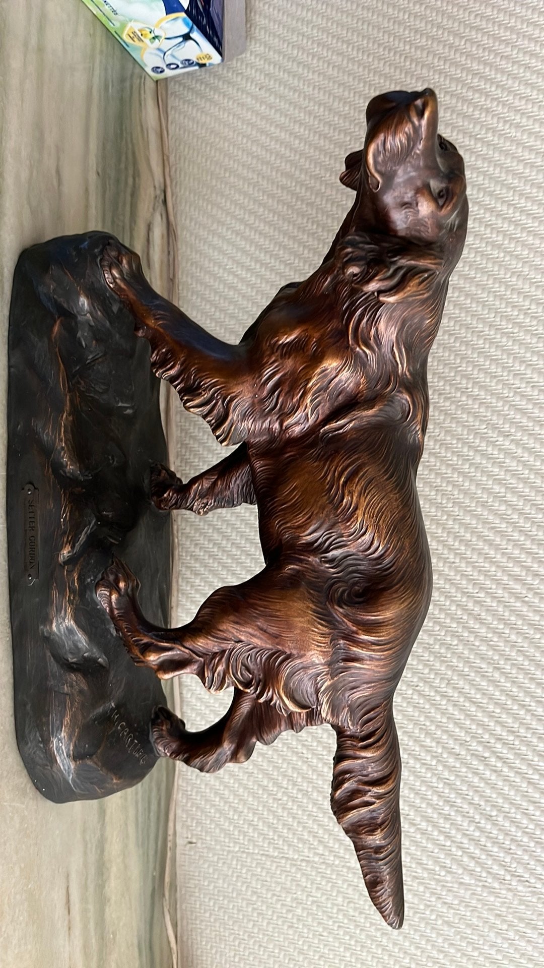 Terracotta Spaniel Jachthond Thomas FRANCOIS Cartier, Enlèvement
