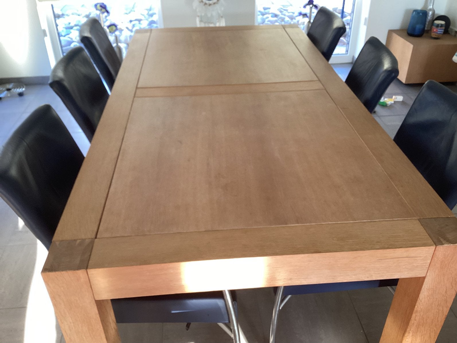 Eettafel, Huis en Inrichting, Ophalen, Gebruikt, 100 tot 150 cm, Vijf personen of meer