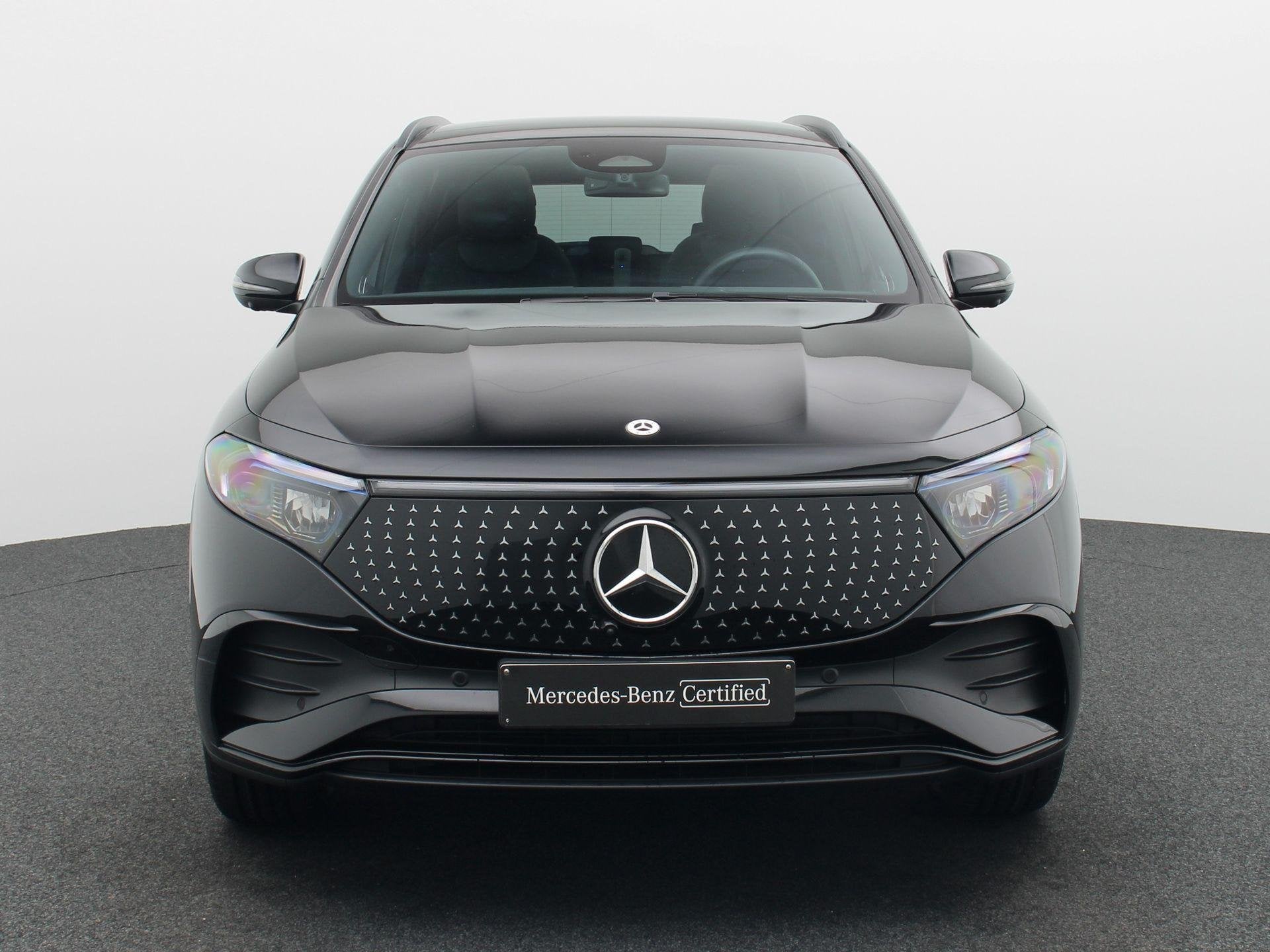 Mercedes-Benz EQA 250+ Star Edition + AMG LINE + BURMESTER +, Auto's, Mercedes-Benz, Dealer onderhouden, Stof, Gebruikt, Zwart
