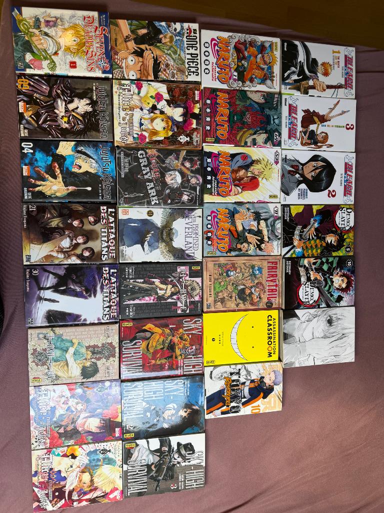 Lot 29 Mangas, Meerdere comics, Ophalen, Gelezen, Europa