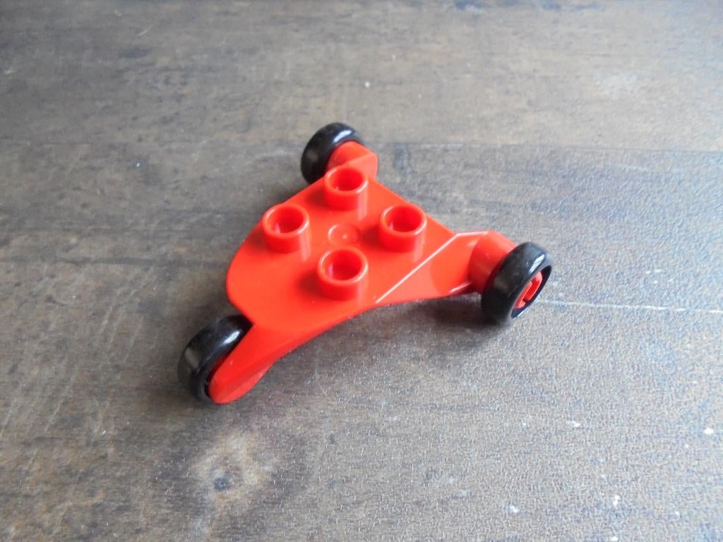 Lego Duplo Airplane Landing Gear with 3 Wheels (zie foto's), Enlèvement ou Envoi, Utilisé, Briques en vrac, Duplo