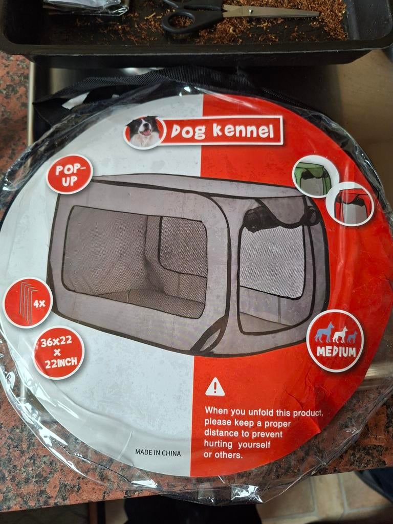 Honden trolly nieuw, Ophalen