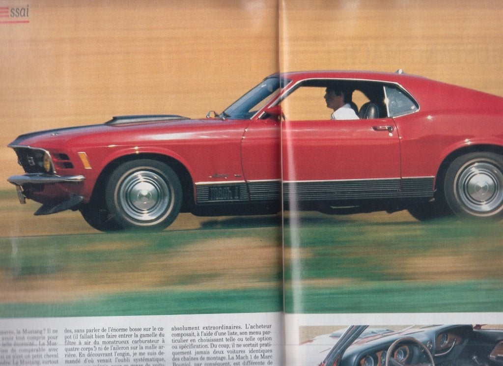 1970 Ford Mustang Mach 1 voiture de collection, Boeken, Auto's | Boeken, Verzenden, Gelezen, Ford