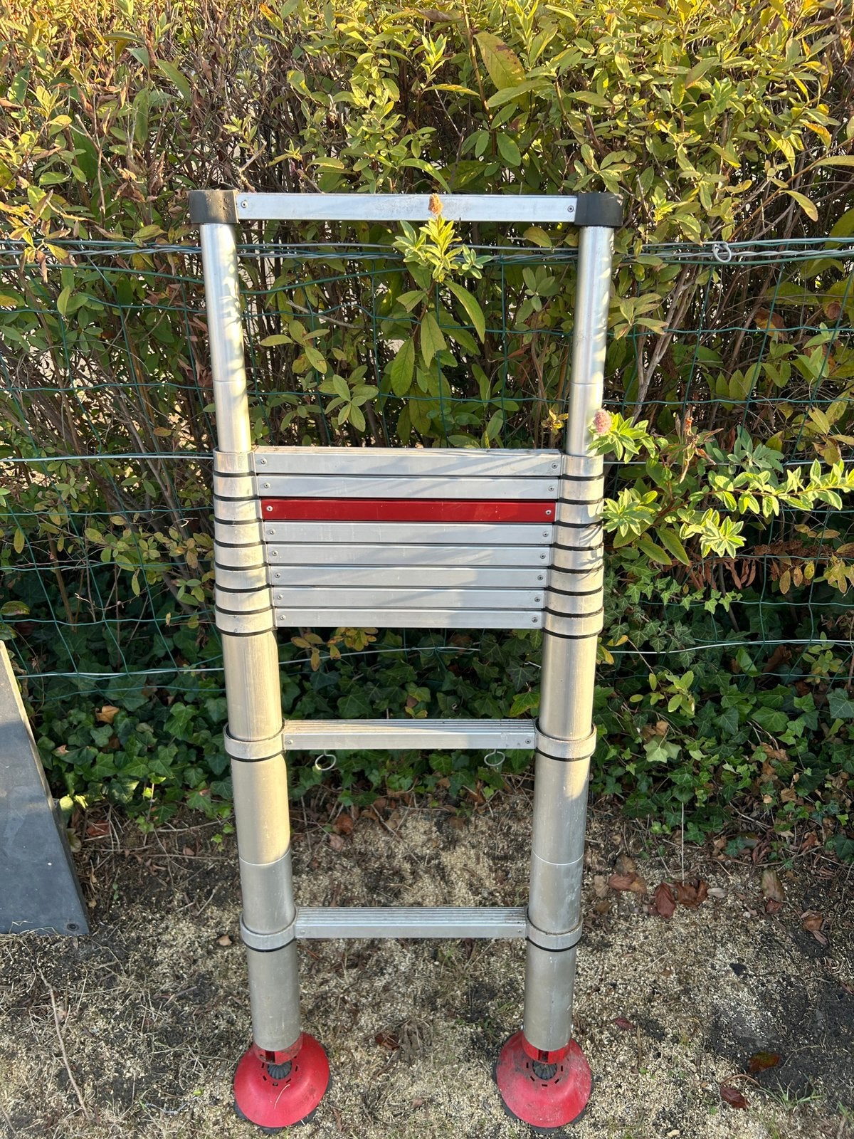 Altrex accordeonladder, Doe-het-zelf en Bouw, Ladders en Trappen, Ophalen, Zo goed als nieuw, Ladder