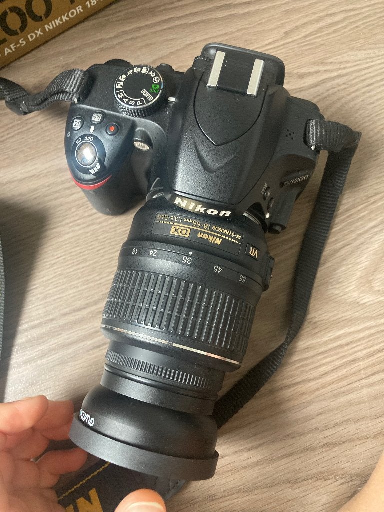 Camera Nikon D3200, Audio, Tv en Foto, Ophalen, Spiegelreflex, Handmatige focus, Zo goed als nieuw