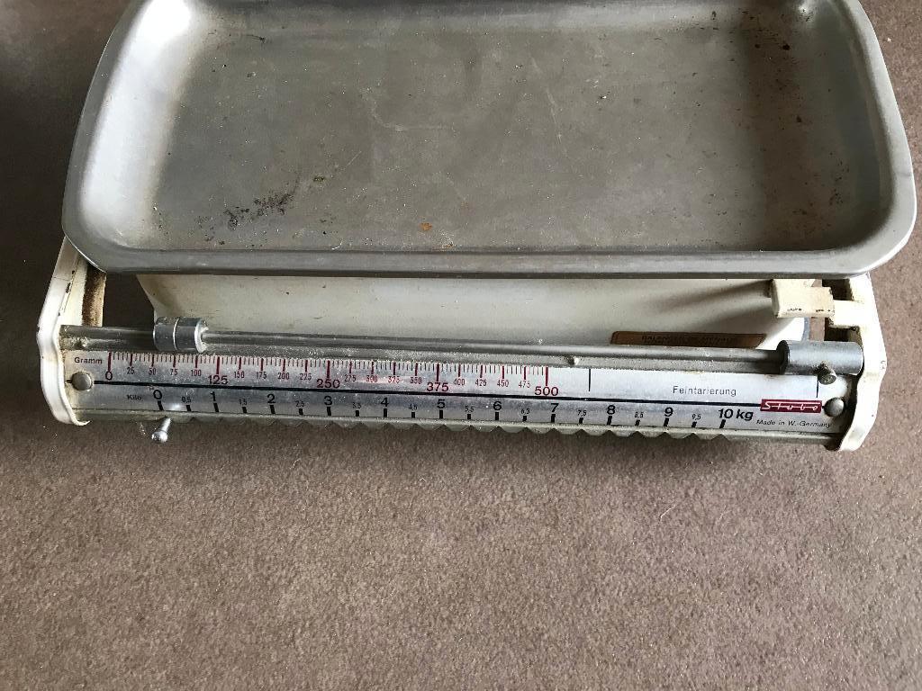 weegschaal vintage, Keukenweegschaal, Ophalen of Verzenden, Gebruikt, Minder dan 10 kg
